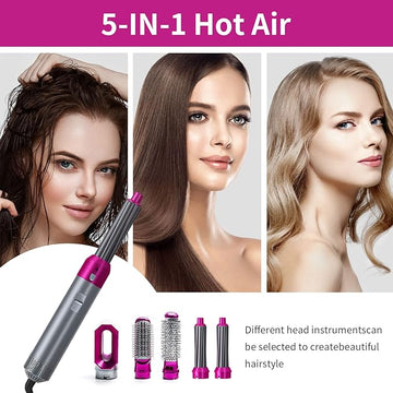 ๐๐จ๐ฎ๐ซ๐๐ก ๐๐ข๐ฏ๐ข๐ง๐ โข Hot Hair Brush 5 in 1 โ ูุฑุดุงุฉ ุงูุดุนุฑ ุงูุณุงุฎูุฉ 5 ูู 1