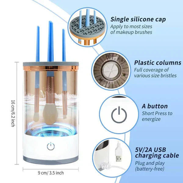 𝐍𝐨𝐮𝐫𝐚𝐡 𝐋𝐢𝐯𝐢𝐧𝐠™ Makeup Brush Cleaner – منظف فرش المكياج