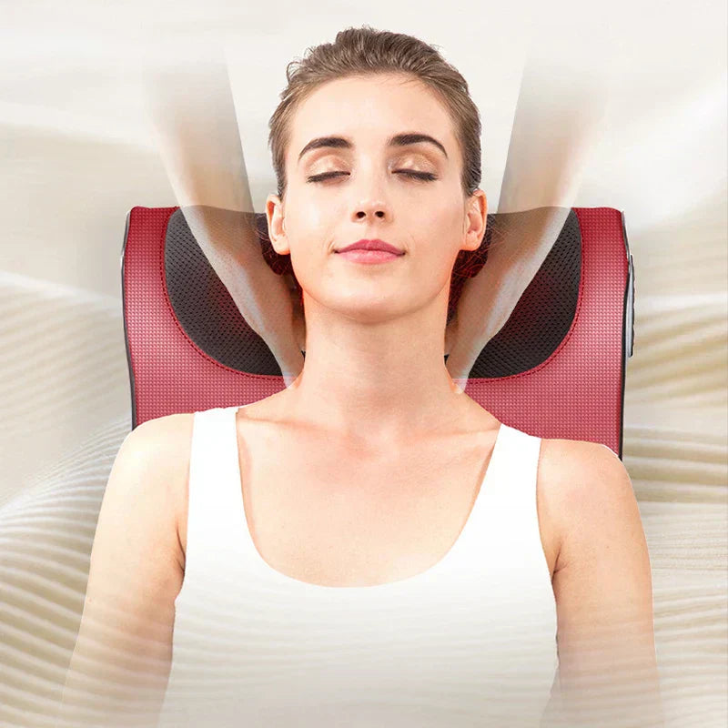 𝐍𝐨𝐮𝐫𝐚𝐡 𝐋𝐢𝐯𝐢𝐧𝐠Auraé™ Red Pillow Massager – جهاز تدليك الوسادة الحمراء